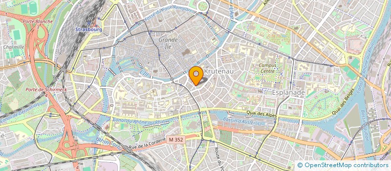localisation de l'entreprise MADAME SANDRA KIEFFER à STRASBOURG