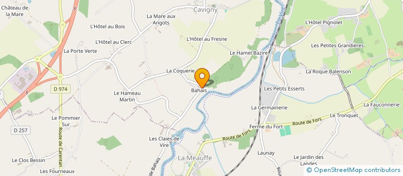 localisation de l'entreprise MADAME SANDRA KOPKA  CAVIGNY