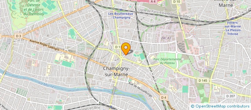 localisation de l'entreprise MADAME SANDRA KORBER à CHAMPIGNY-SUR-MARNE