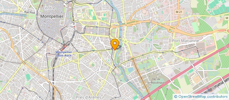 localisation de l'entreprise MADAME SANDRA KOSSINGOU à MONTPELLIER