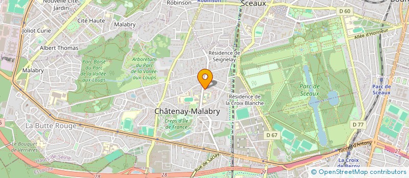 localisation de l'entreprise MADAME SANDRA KRAISIN à CHATENAY-MALABRY
