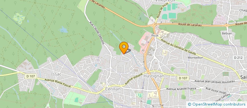 localisation de l'entreprise MADAME SANDRA L'AZOU  SAINT-MEDARD-EN-JALLES