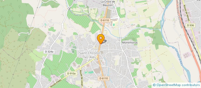 localisation de l'entreprise MADAME SANDRA LABARRIERE  SAINT-CHRISTOL-LEZ-ALES