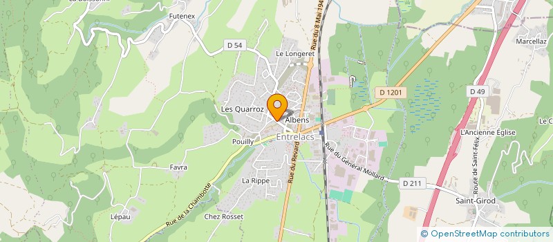 localisation de l'entreprise MADAME SANDRA LABUSSIERE  ENTRELACS