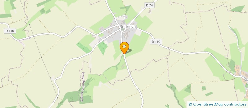 localisation de l'entreprise MADAME SANDRA LACATTE  RENNEVAL