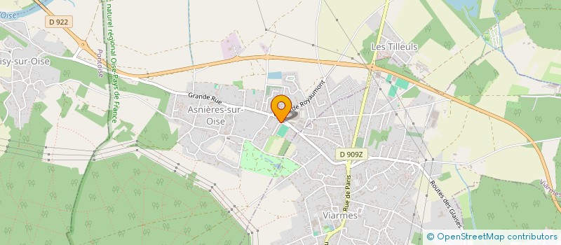 localisation de l'entreprise MADAME SANDRA LACOUR  ASNIERES-SUR-OISE