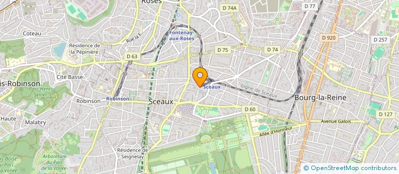 localisation de l'entreprise MADAME SANDRA LAFARGUE à SCEAUX