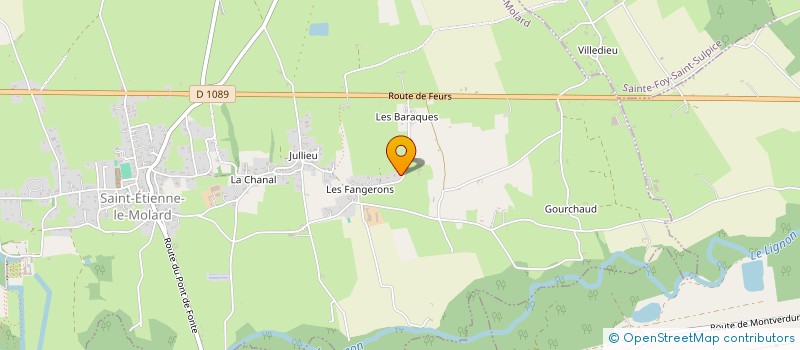 localisation de l'entreprise MADAME SANDRA LAFAY  SAINT-ETIENNE-LE-MOLARD