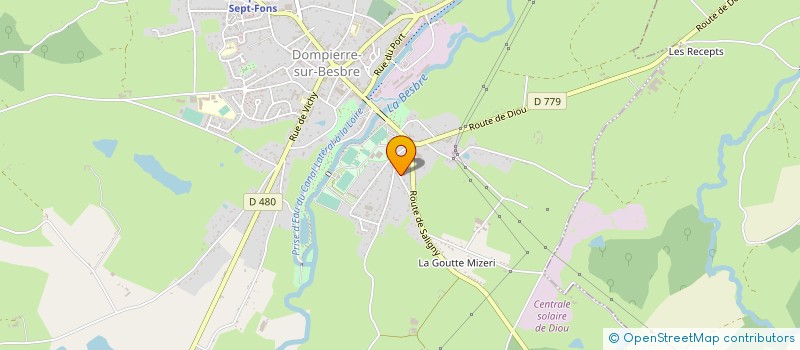 localisation de l'entreprise MADAME SANDRA LAFLEUR à DOMPIERRE-SUR-BESBRE