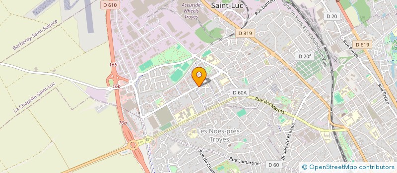 localisation de l'entreprise MADAME SANDRA LAGOGUEY à LA CHAPELLE-SAINT-LUC