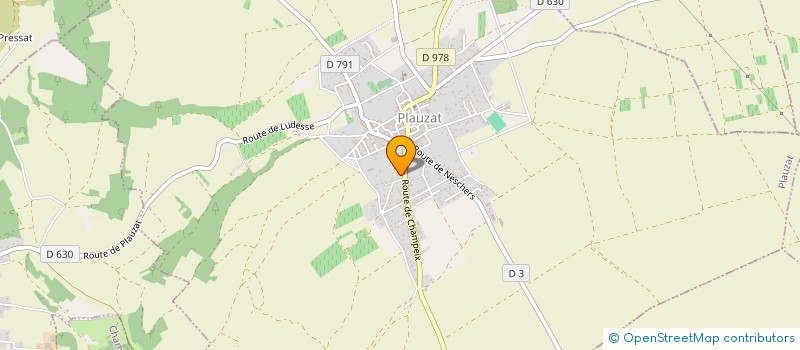 localisation de l'entreprise MADAME SANDRA LAGOUTTE  PLAUZAT