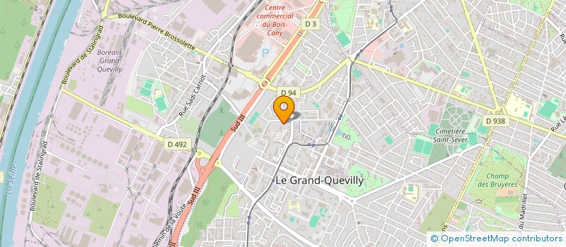 localisation de l'entreprise MADAME SANDRA LAIGUILLON à LE GRAND-QUEVILLY