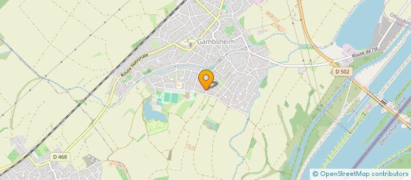 localisation de l'entreprise MADAME SANDRA LAJOYE  GAMBSHEIM