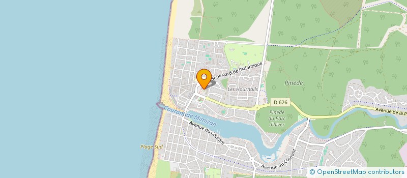 localisation de l'entreprise MADAME SANDRA LALANDE  MIMIZAN