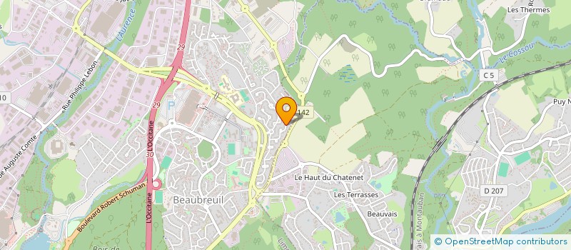 localisation de l'entreprise MADAME SANDRA LALET à LIMOGES