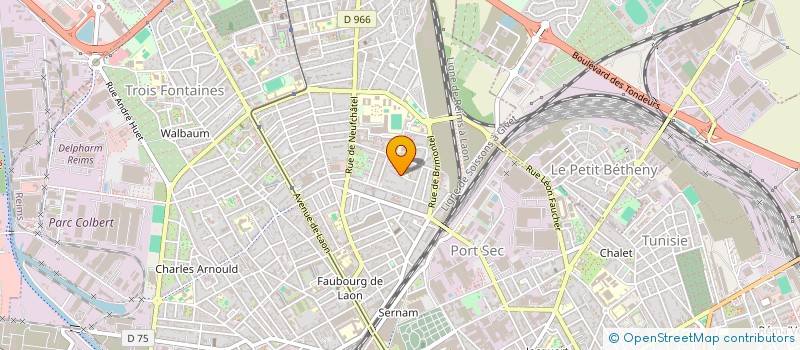 localisation de l'entreprise MADAME SANDRA LAMONAIE  REIMS