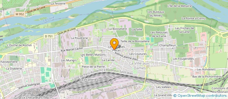 localisation de l'entreprise MADAME SANDRA LANDA BA NZUZI  LA VILLE-AUX-DAMES