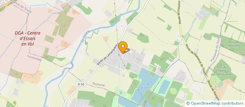 localisation de l'entreprise MADAME SANDRA LANNES  PLAISANCE-DU-TOUCH