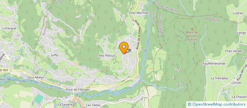 localisation de l'entreprise MADAME SANDRA LAPERROUZE  FILLINGES