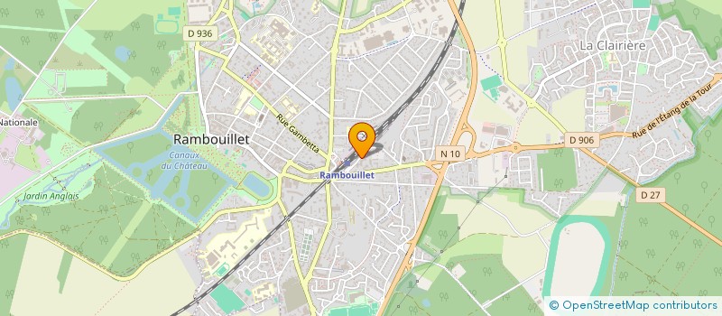 localisation de l'entreprise MADAME SANDRA LAPEYRE  RAMBOUILLET