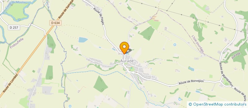 localisation de l'entreprise MADAME SANDRA LAPORTE  AURADE