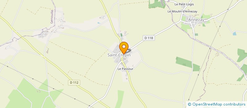 localisation de l'entreprise MADAME SANDRA LARGE  SAINT-CREPIN