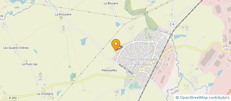 localisation de l'entreprise MADAME SANDRA LARGEAU  SAINT-CHRISTOPHE-DU-BOIS