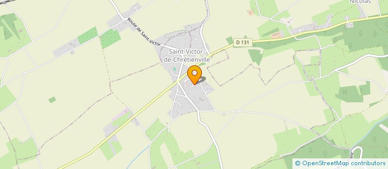 localisation de l'entreprise MADAME SANDRA LASNON  SAINT-VICTOR-DE-CHRETIENVILLE