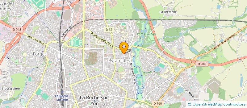 localisation de l'entreprise MADAME SANDRA LASTERE à LA ROCHE-SUR-YON