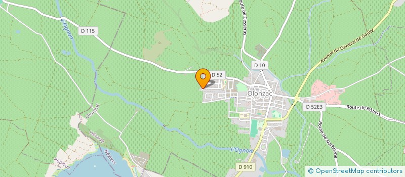 localisation de l'entreprise MADAME SANDRA LAUCHER  OLONZAC