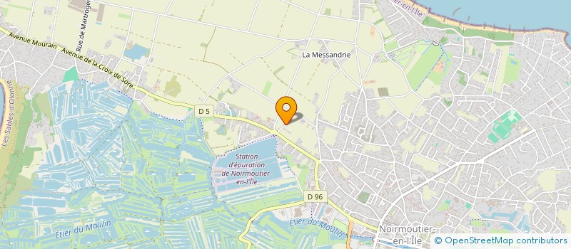 localisation de l'entreprise MADAME SANDRA LAURENT  NOIRMOUTIER-EN-L'ILE