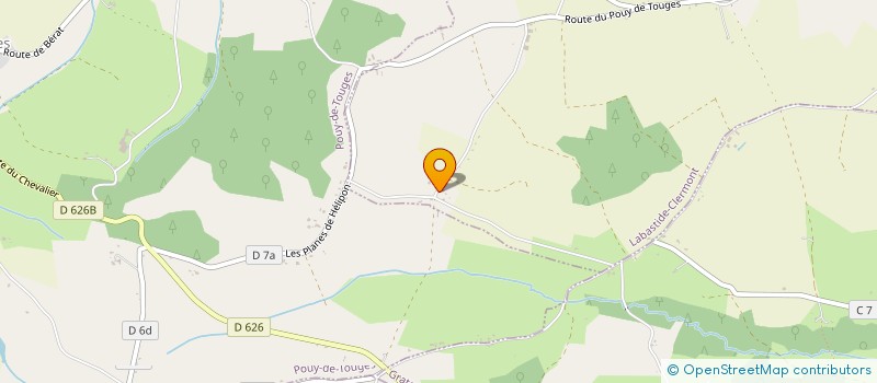 localisation de l'entreprise MADAME SANDRA LAVERNY  LABASTIDE-CLERMONT