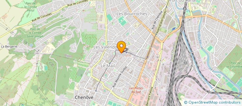 localisation de l'entreprise MADAME SANDRA LAVOCAT à CHENOVE