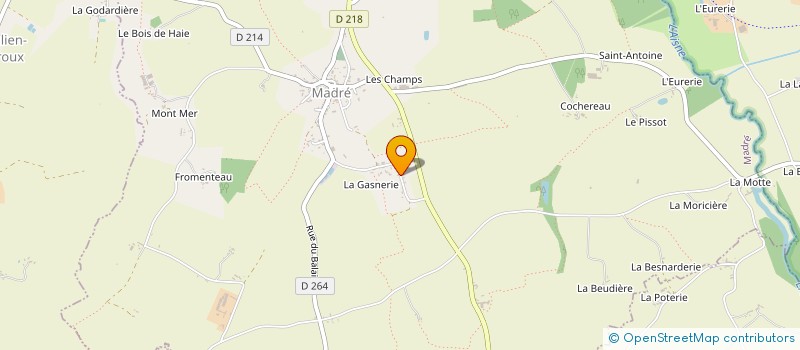 localisation de l'entreprise MADAME SANDRA LE BOSSE  JAVRON-LES-CHAPELLES