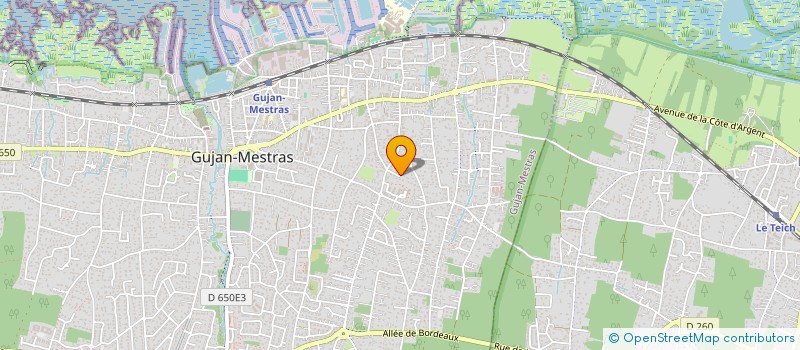 localisation de l'entreprise MADAME SANDRA LE BOUHELLEC  GUJAN-MESTRAS