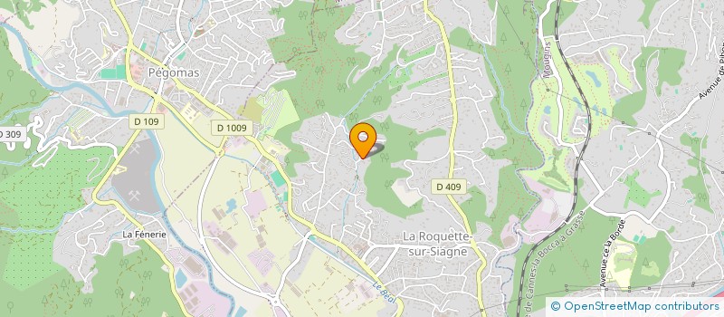 localisation de l'entreprise MADAME SANDRA LE BRIS à LA ROQUETTE-SUR-SIAGNE
