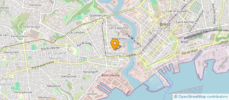 localisation de l'entreprise MADAME SANDRA LE DAMANY à BREST