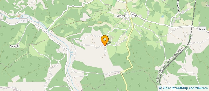 localisation de l'entreprise MADAME SANDRA LE FEBRE  LAVERCANTIERE