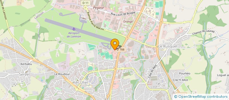 localisation de l'entreprise MADAME SANDRA LE GOFF  LANNION