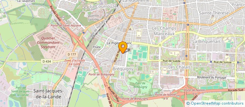 localisation de l'entreprise MADAME SANDRA LE GUEN  RENNES