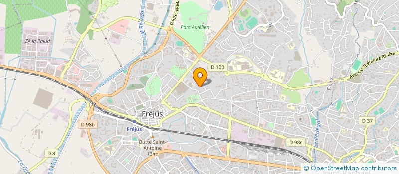 localisation de l'entreprise MADAME SANDRA LE GUILLANT à FREJUS