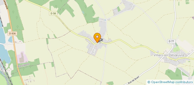 localisation de l'entreprise MADAME SANDRA LE GULUCHE  VILLIERS-EN-DESOEUVRE
