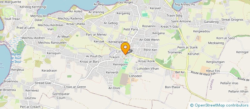 localisation de l'entreprise MADAME SANDRA LE JONCOUR  LANDEDA