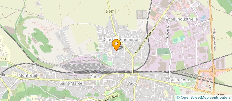 localisation de l'entreprise MADAME SANDRA LE NOE  LAON