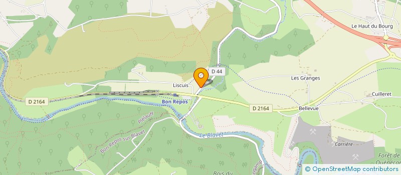 localisation de l'entreprise MADAME SANDRA LE NOUVEL  BON REPOS SUR BLAVET