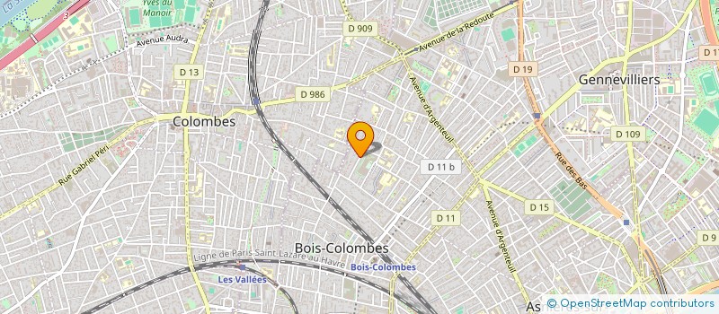 localisation de l'entreprise MADAME SANDRA LEBLANC à BOIS-COLOMBES