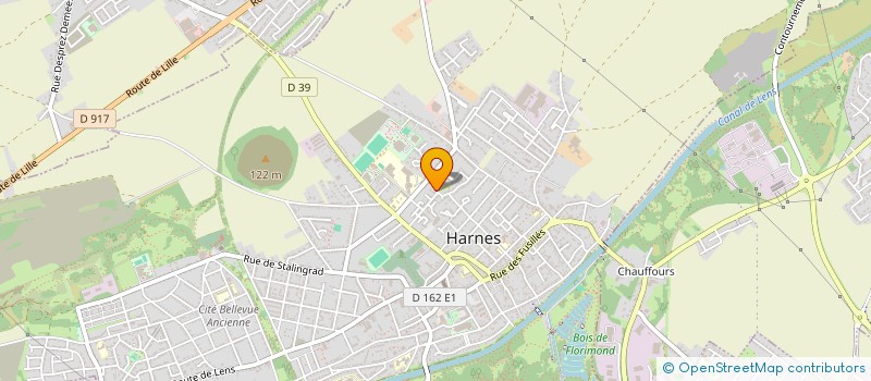 localisation de l'entreprise MADAME SANDRA LEBLANC à HARNES