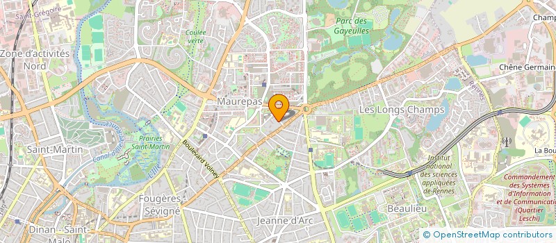 localisation de l'entreprise MADAME SANDRA LEBRETON  RENNES