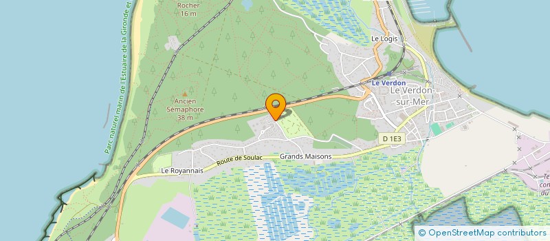 localisation de l'entreprise MADAME SANDRA LECANU  LE VERDON-SUR-MER
