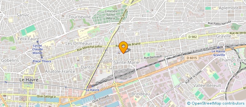 localisation de l'entreprise MADAME SANDRA LECAVELIER  LE HAVRE